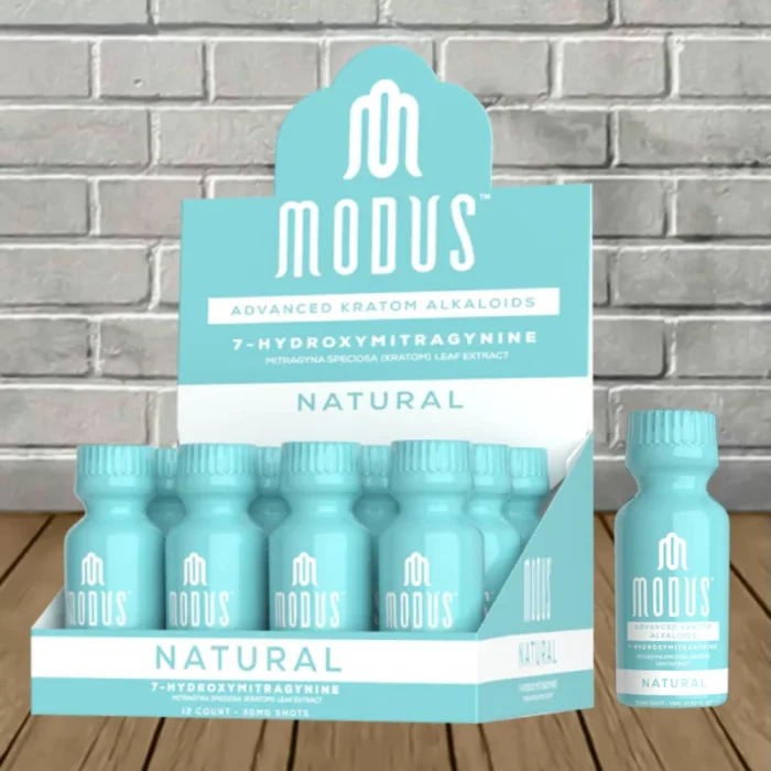 Modus 7 Hydroxy Kratom Extract Shots 30mg - Natural -- 12ct BULK CASE Modus 7 Hydroxy Kratom Extract Shots 30mg - Natural -- 12ct BULK CASE