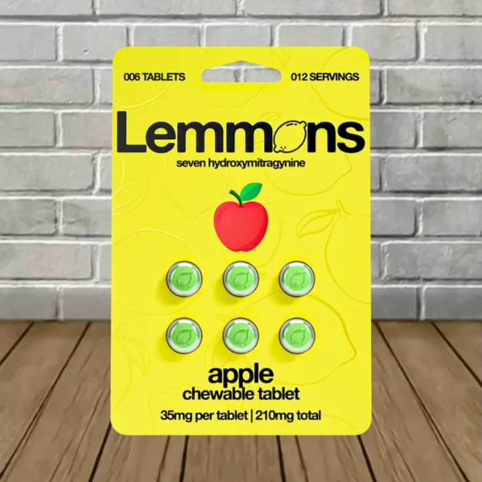 Lemmons Extra Strength 7-Hydroxy Chewable Tablet-Apple -- 6ct Blister Pack Lemmons Extra Strength 7-Hydroxy Chewable Tablet-Apple -- 6ct Blister Pack