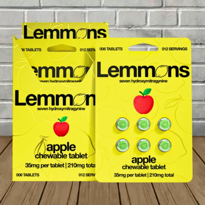 Lemmons Extra Strength 7-Hydroxy Chewable Tablet - Apple -- BULK CASE Lemmons Extra Strength 7-Hydroxy Chewable Tablet - Apple -- BULK CASE