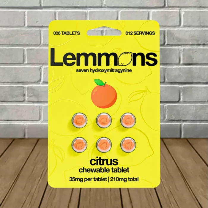 Lemmons Extra Strength 7-Hydroxy Chewable Tablet-Citrus -- 6ct Blister Pack Lemmons Extra Strength 7-Hydroxy Chewable Tablet-Citrus -- 6ct Blister Pack