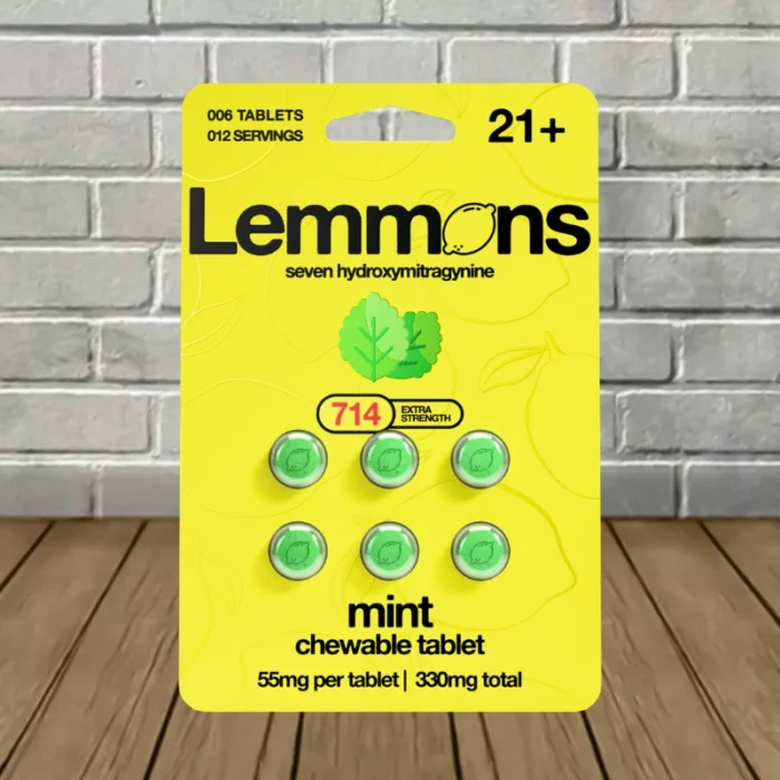 Lemmons Extra Strength 7-Hydroxy Chewable Tablet - Mint -- 6ct Blister Pack Lemmons Extra Strength 7-Hydroxy Chewable Tablet - Mint -- 6ct Blister Pack