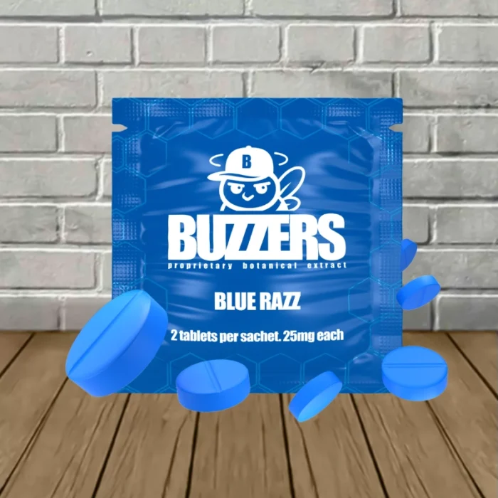 Buzzers Proprietary Botanical Extract 50mg-Blue Razz -- 2ct SIngle Pack Buzzers Proprietary Botanical Extract 50mg-Blue Razz -- 2ct SIngle Pack