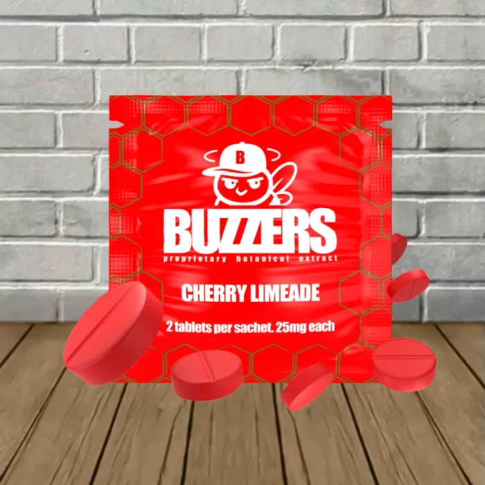 Buzzers Proprietary Botanical Extract 50mg-Cherry Limeade -- 2ct Single Pack Buzzers Proprietary Botanical Extract 50mg-Cherry Limeade -- 2ct Single Pack