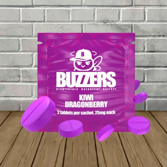 Buzzers Proprietary Botanical Extract 50mg-Kiwi Dragonberry -- 2ct Single Pack Buzzers Proprietary Botanical Extract 50mg-Kiwi Dragonberry -- 2ct Single Pack