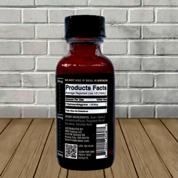 EDP-7OH-Liquid-Kratom-Extract-Shot-50mg-Supplement-Facts