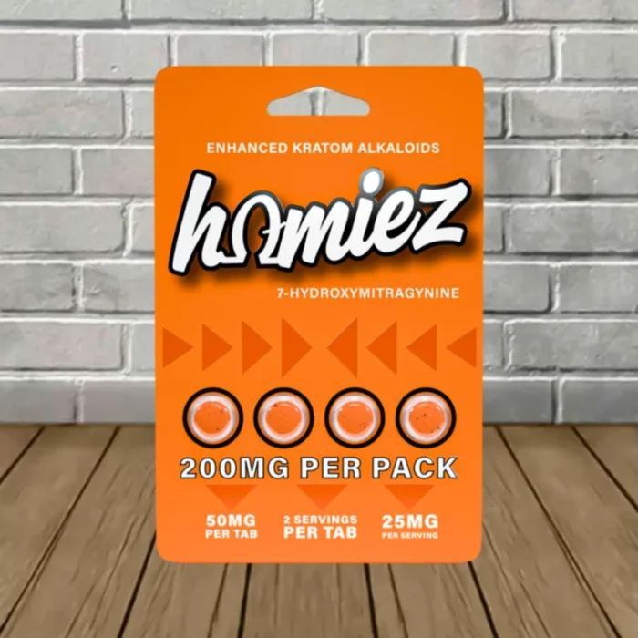 Homiez-7-Hydroxy-Extract-Tablets-200mg-Original-4ct-Single-Blister-Pack Homiez-7-Hydroxy-Extract-Tablets-200mg-Original-4ct-Single-Blister-Pack