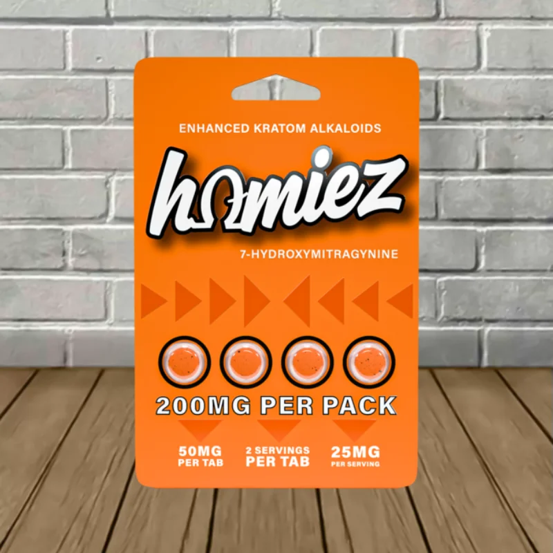 Homiez 7-Hydroxy Extract Tablets 200mg