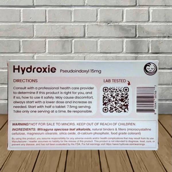 Hydroxie-Pseudoindoxyl-Extract-Tablets-15mg-5ct-Package-Supplement-Facts