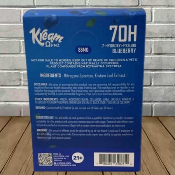 Kream-7OH-Hydroxy-Pseudo-Extract-Tablets-Full-Case-10ct-Blueberry-Supplement-facts Kream-7OH-Hydroxy-Pseudo-Extract-Tablets-Full-Case-10ct-Blueberry-Supplement-facts