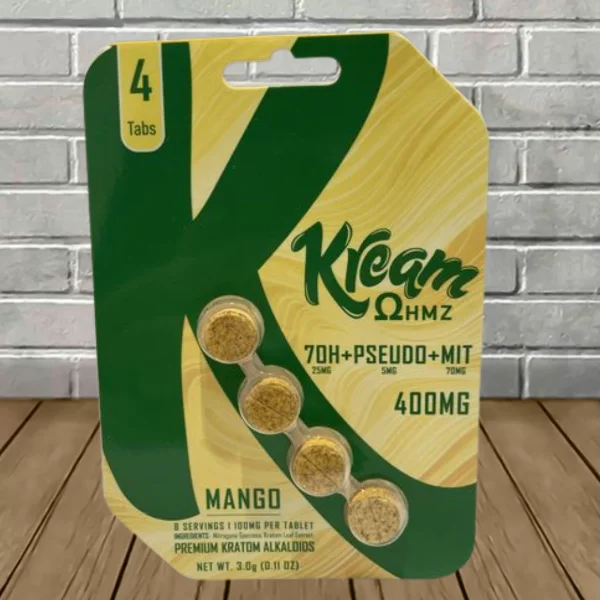 Kream-7OH-Pseudo-Mit-Extract-Tablets-4ct-Mango-2