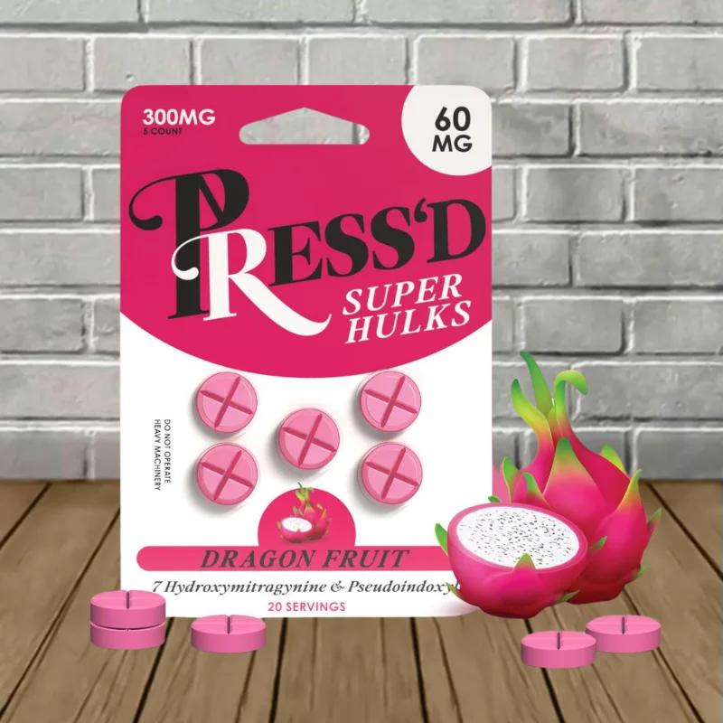 Pressd-Super-Hulks-5ct-Blister-Pack-300mg-Dragon-fruit