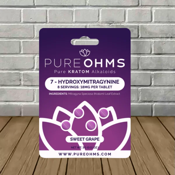 Pure-Ohms-7-Hydroxymitragynine-Tablets-4ct-Sweet-Grape Pure-Ohms-7-Hydroxymitragynine-Tablets-4ct-Sweet-Grape