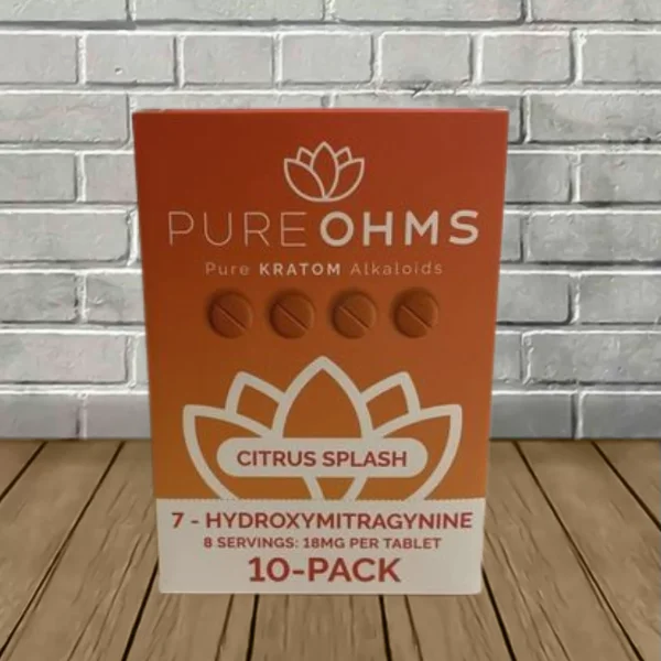 Pure-Ohms-7-Hydroxymitragynine-Tablets-Full-Case-10ct-Citrus-Splash Pure-Ohms-7-Hydroxymitragynine-Tablets-Full-Case-10ct-Citrus-Splash