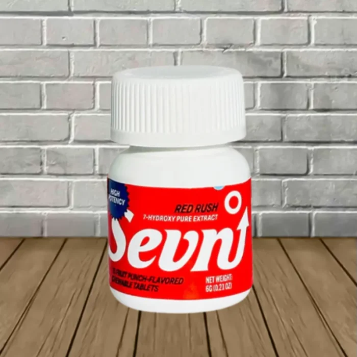 Sevn-7-Hydroxy-35mg-Tablet-Jar-Red-Rush-Fruit-Bunch-Single-Jar Sevn-7-Hydroxy-35mg-Tablet-Jar-Red-Rush-Fruit-Bunch-Single-Jar
