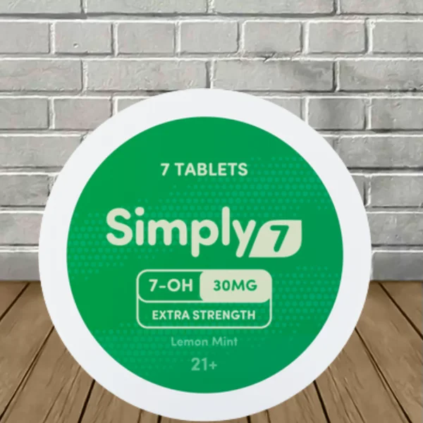 Simply7-7-OH-Extract-Tablets-7ct-Lemon-Mint-30mg-Extra-Strength-Front Simply7-7-OH-Extract-Tablets-7ct-Lemon-Mint-30mg-Extra-Strength-Front