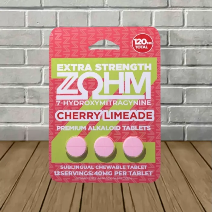 Zohm-7-Hydroxymitragynine-Extra-Strength-Alkaloid-Tablets-40mg-Cherry-Limeade-3ct-Single-Pack Zohm-7-Hydroxymitragynine-Extra-Strength-Alkaloid-Tablets-40mg-Cherry-Limeade-3ct-Single-Pack
