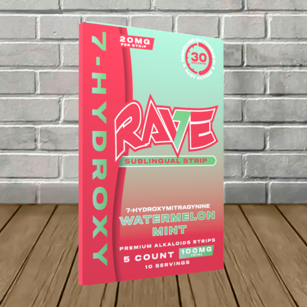Rave 7-Hydroxy Sublingual Strips - 100mg -- DISCONTINUED