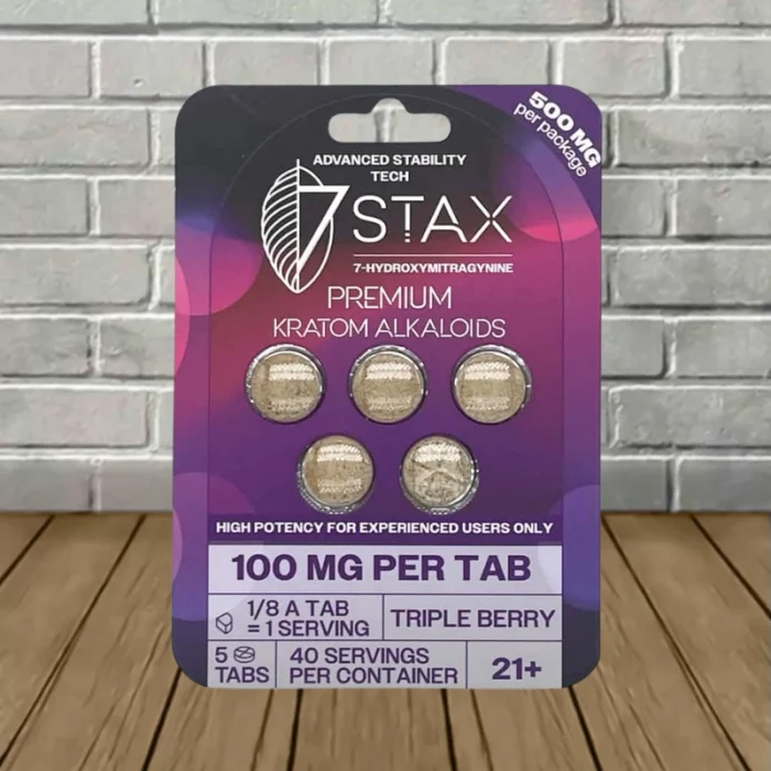 7Stax-7-hydroxymitragynine-and-Mitragynine-Tablets-100mg-Triple-Berry-5ct 7Stax-7-hydroxymitragynine-and-Mitragynine-Tablets-100mg-Triple-Berry-5ct