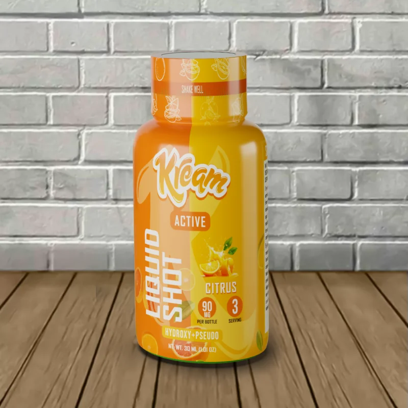 Kream 7-Hydroxy Single Bottle - Active -- Citrus Single Bottle --7-Hydroxy+Pseudo (90mg)