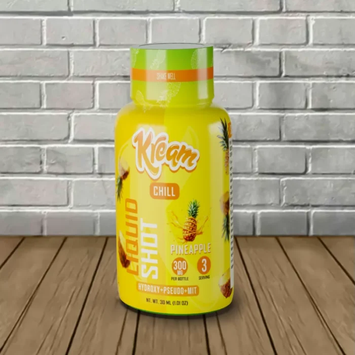Kream-7-Hydroxy-Single-Bottle-Chill-Pineapple-Single-Bottle-7-Hydroxy-Psuedo-MIT-300mg Kream 7-Hydroxy Single Bottle - Chill -- Pineapple Single Bottle -- 7-Hydroxy + Psuedo + MIT (300mg)