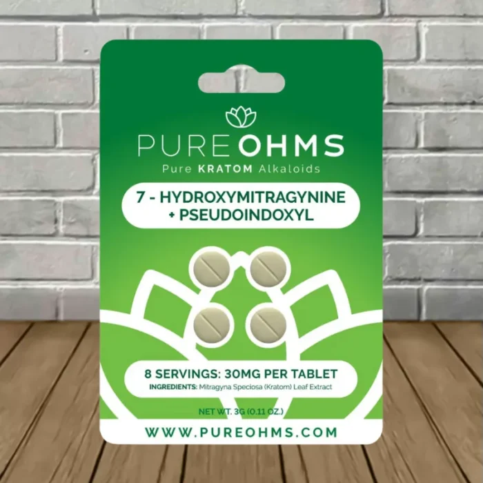 Pure Ohms 7-OH + Pseudo Chewable Extract Tablets 4ct Single Blister Pack