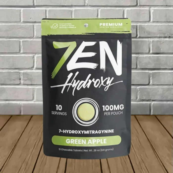 7EN 7-Hydroxy Tablets 100mg - Green Apple -- 10ct Pack