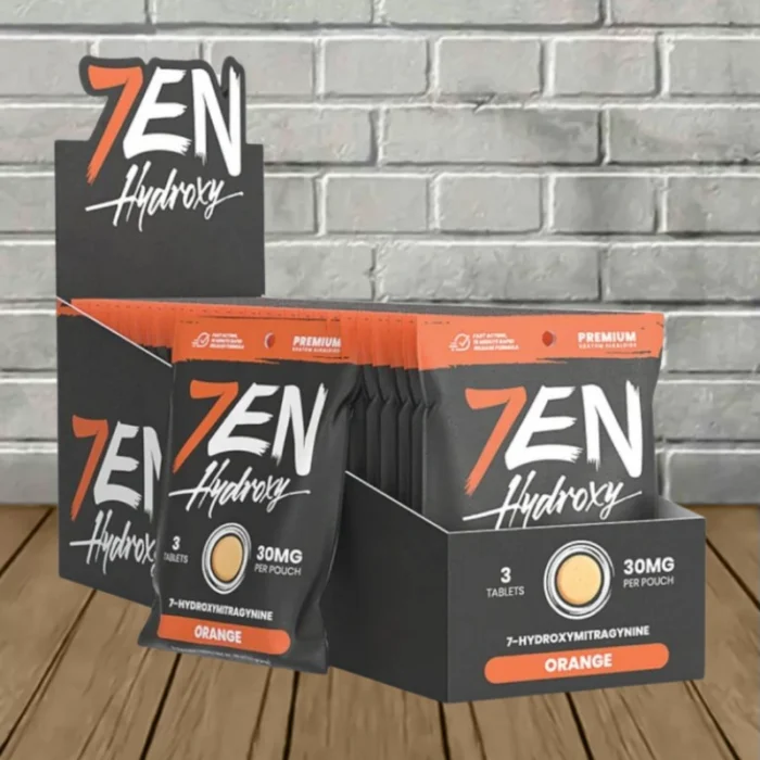 7EN 7-Hydroxy Tablets 30mg - Orange -- BULK CASE 7EN 7-Hydroxy Tablets 30mg - Orange -- BULK CASE