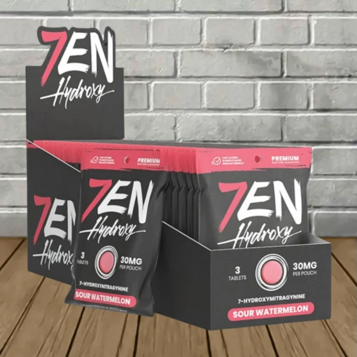 7EN 7-Hydroxy Tablets 30mg - Sour Watermelon -- BULK CASE 7EN 7-Hydroxy Tablets 30mg - Sour Watermelon -- BULK CASE