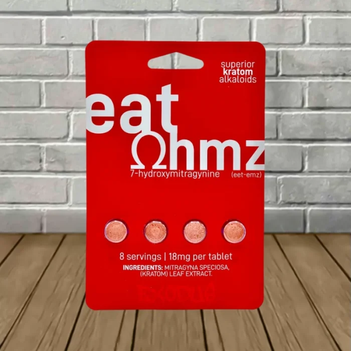 Eat Ohmz 7-Hydroxy Kratom Tablets 18mg (Red)