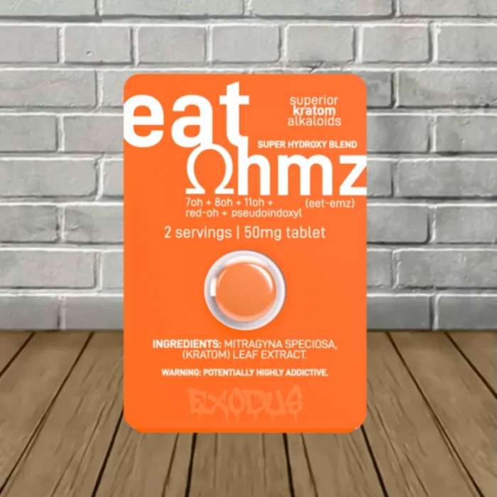 Eat Ohmz 7-Hydroxy Orange 50mg - 1ct Single Blister Pack Eat Ohmz 7-Hydroxy Orange 50mg - 1ct Single Blister Pack