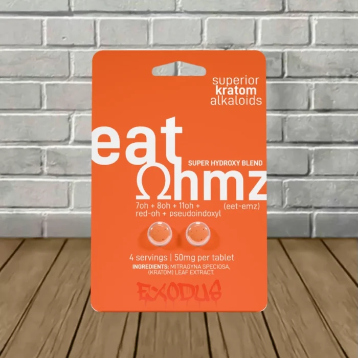 Eat Ohmz 7-Hydroxy Orange 50mg - 2ct Blister Pack Eat Ohmz 7-Hydroxy Orange 50mg - 2ct Blister Pack