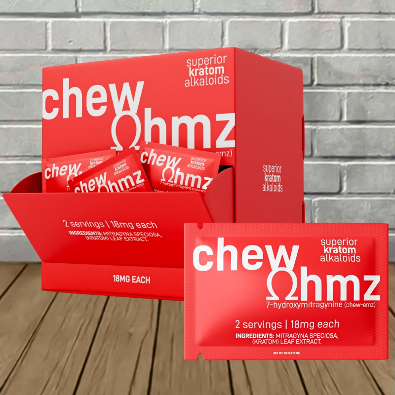 Ohmz Chew MIT Speciosa Extract Tablets 18mg - 2ct X 30 = 60 Tablets Bulk Case