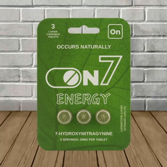 On7 7-Hydroxy Blend Tablets 20mg - Energy -- 3ct Blister Pack On7 7-Hydroxy Blend Tablets 20mg - Energy -- 3ct Blister Pack