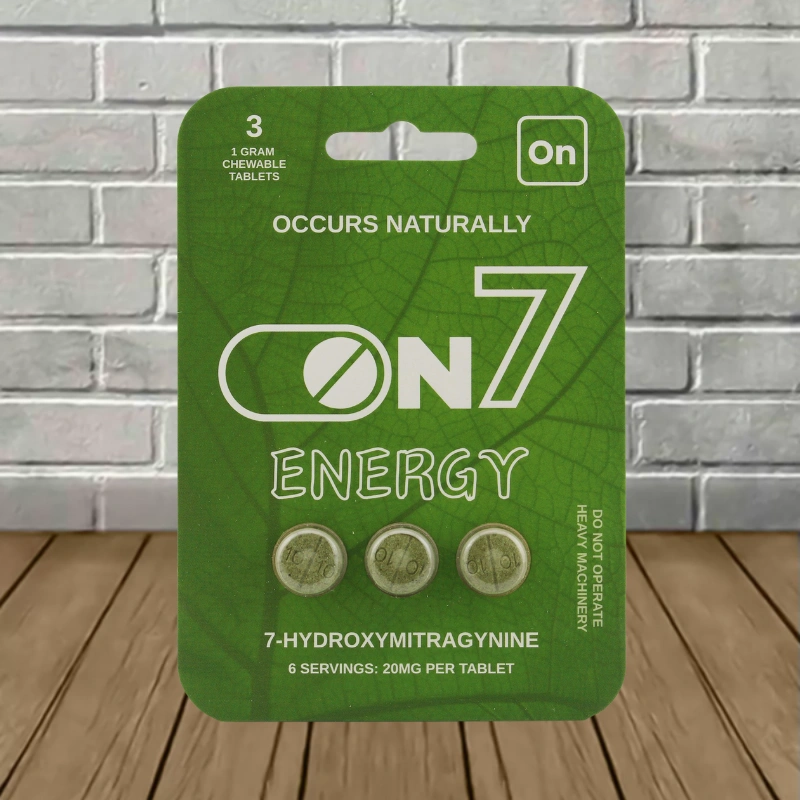 On7 7-Hydroxy Blend Tablets 20mg - Energy -- 3ct Blister Pack