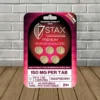 7Stax High-Potency 7-Hydroxy Premium Kratom 150mg - Raspberry -- 5ct Blister Pack