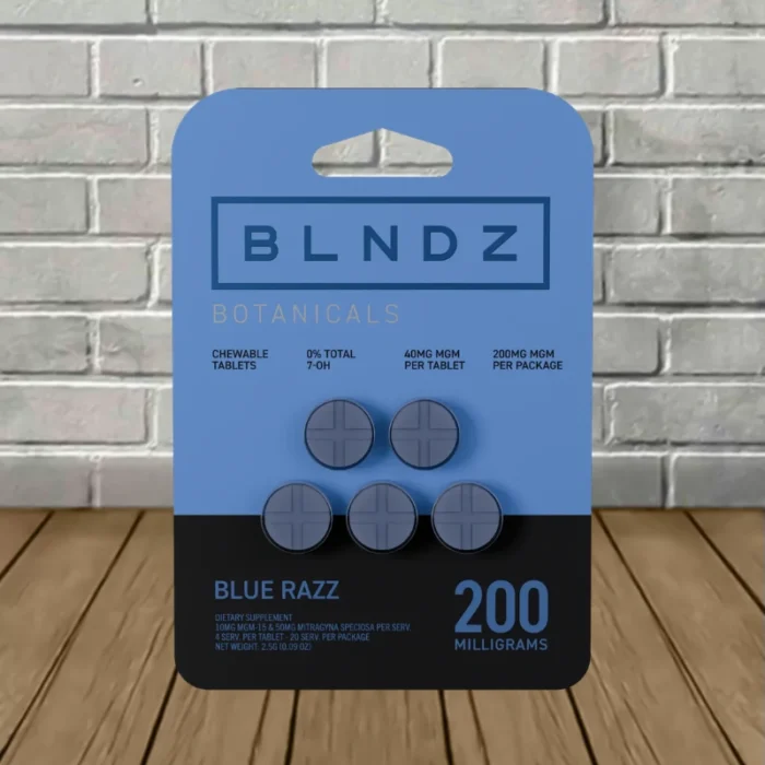 BLNDZ Botanicals MGM-15 + MIT Tablets 50mg - Blue Razz -- 5ct Blister Pack BLNDZ Botanicals MGM-15 + MIT Tablets 50mg - Blue Razz -- 5ct Blister Pack