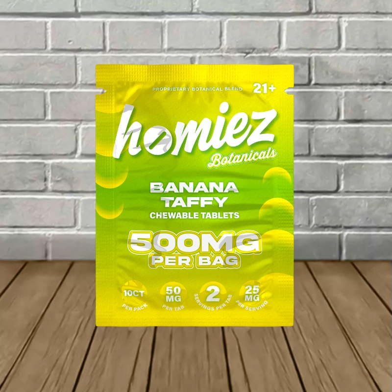 Homiez Proprietary Botanical Blend Tablets 500mg - Banana Taffy -- 5ct Single Pack