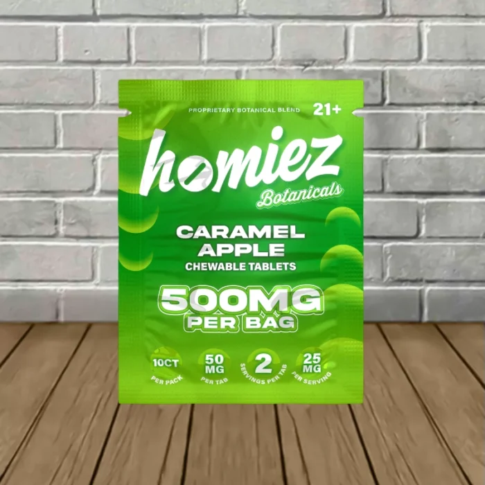 Homiez Proprietary Botanical Blend Tablets 500mg - Caramel Apple -- 5ct Single Pack Homiez Proprietary Botanical Blend Tablets 500mg - Caramel Apple -- 5ct Single Pack