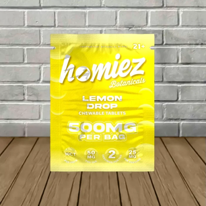 Homiez Proprietary Botanical Blend Tablets 500mg - Lemon Drop -- 5ct Single Pack Homiez Proprietary Botanical Blend Tablets 500mg - Lemon Drop -- 5ct Single Pack