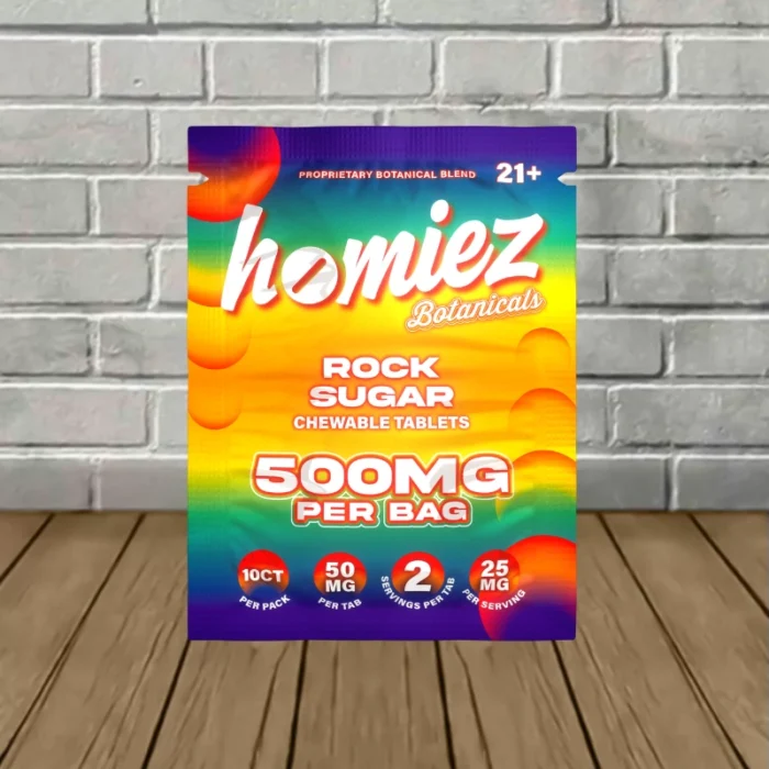 Homiez Proprietary Botanical Blend Tablets 500mg - Rock Sugar -- 5ct Single Pack Homiez Proprietary Botanical Blend Tablets 500mg - Rock Sugar -- 5ct Single Pack