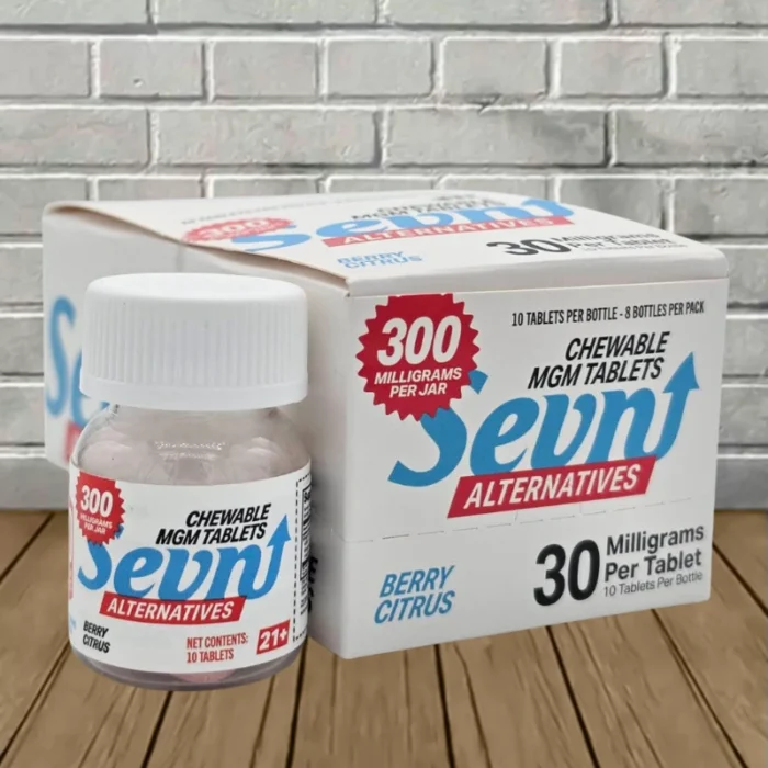 Sevn MGM Tablets 300mg - Berry Citrus -- 10ct x 8 = 80 Tablets BULK CASE Sevn MGM Tablets 300mg - Berry Citrus -- 10ct x 8 = 80 Tablets BULK CASE