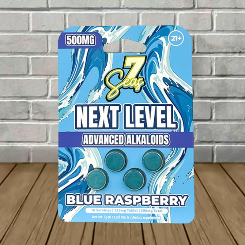7Seas MGM-15 Extract Tablets 500mg-Blue Raspberry -- 4ct Blister Pack