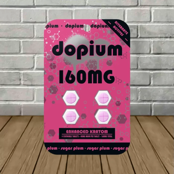 Dopium Enhanced MGM + MIT 160mg-Sugar Plum -- 4ct Blister Pack Dopium Enhanced MGM + MIT 160mg-Sugar Plum -- 4ct Blister Pack