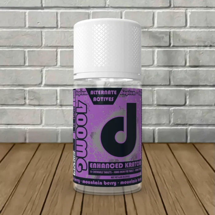 Dopium Enhanced MGM + MIT 400mg - Mountain Berry -- 10ct Jar Dopium Enhanced MGM + MIT 400mg - Mountain Berry -- 10ct Jar