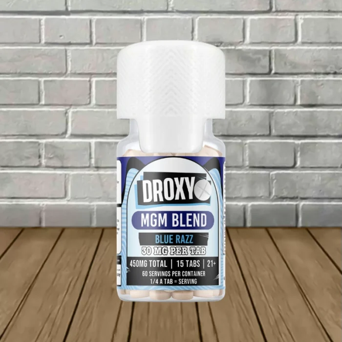 Droxy 7-Hydroxy MGM-15 Blend Tablets 450mg-Blue Razz -- 15ct Jar Droxy 7-Hydroxy MGM-15 Blend Tablets 450mg-Blue Razz -- 15ct Jar