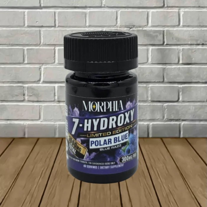 Morphia Limited Edition 7-Hydroxy Tablets 3000mg-Polar Blue -- Blue Razz -- 10ct Jar Morphia Limited Edition 7-Hydroxy Tablets 3000mg-Polar Blue -- Blue Razz -- 10ct Jar