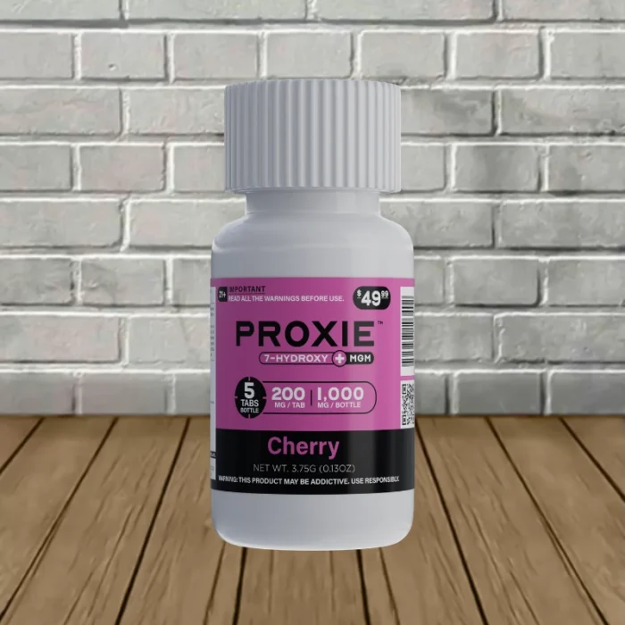 Proxie 7-Hydroxy + MGM 1000mg - Cherry -- 5ct Jar Proxie 7-Hydroxy + MGM 1000mg - Cherry -- 5ct Jar