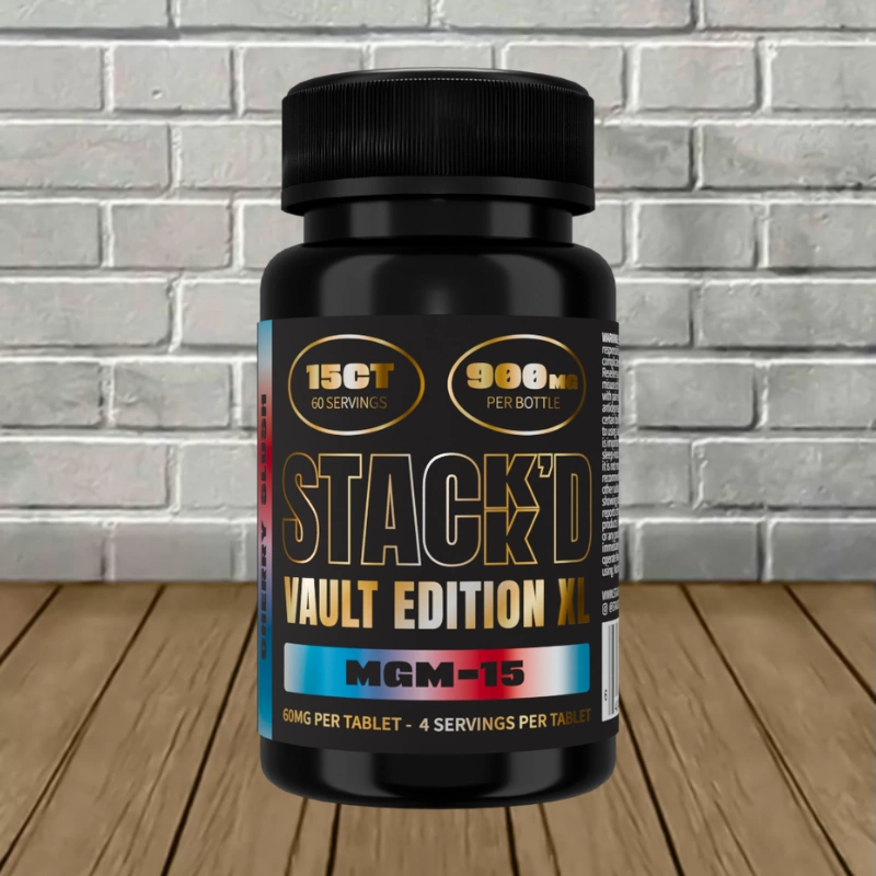 Stack'd Vault Edition XL MGM-15 Tablets 900mg - Cherry Slush -- 15ct Jar