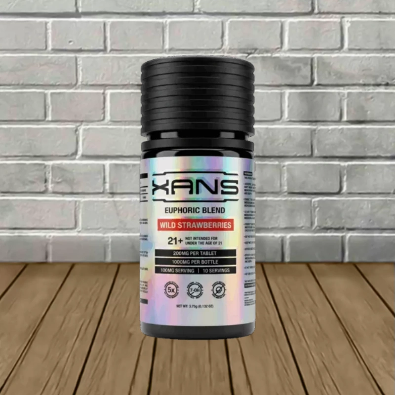 Xans-Euphoric-Blend-Tablets-1000mg-Wild-Strawberries-5ct-Single-Jar-