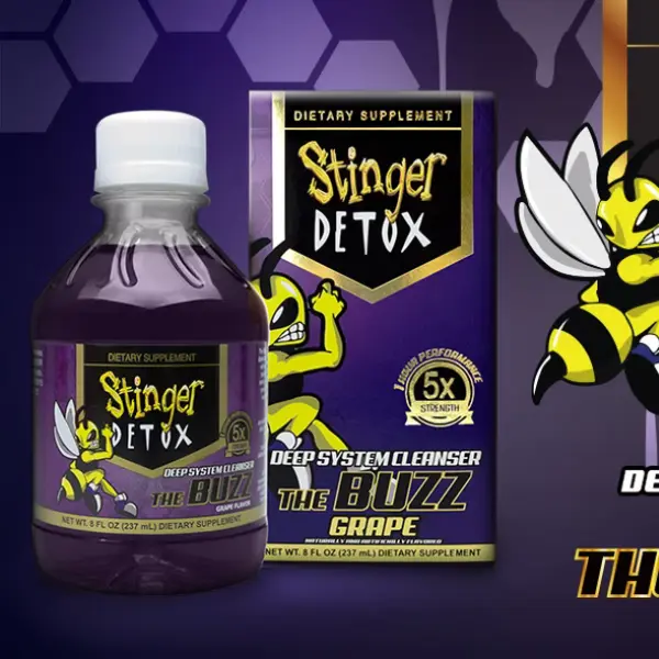 Stinger Detox Buzz 5X Extra Strength Drink (Grape Flavor)